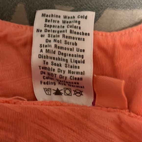 Fresh Produce Casual Pink Textured Skirt Women Size Medium A-Line Stretch Skirt - Picture 7 of 11